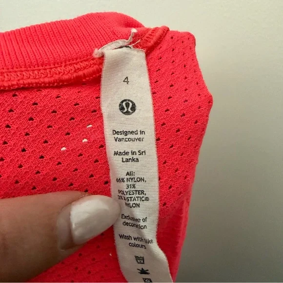 Lululemon Train To Be Tank Top Flare Neon Pink - Picture 4 of 4